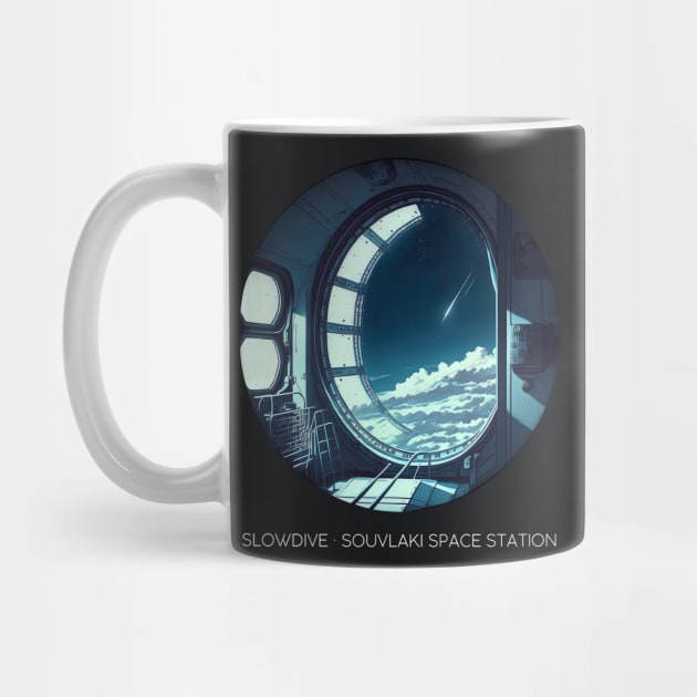 Slowdive  - Souvlaki Space Station - Retro Style Fan Design by unknown_pleasures